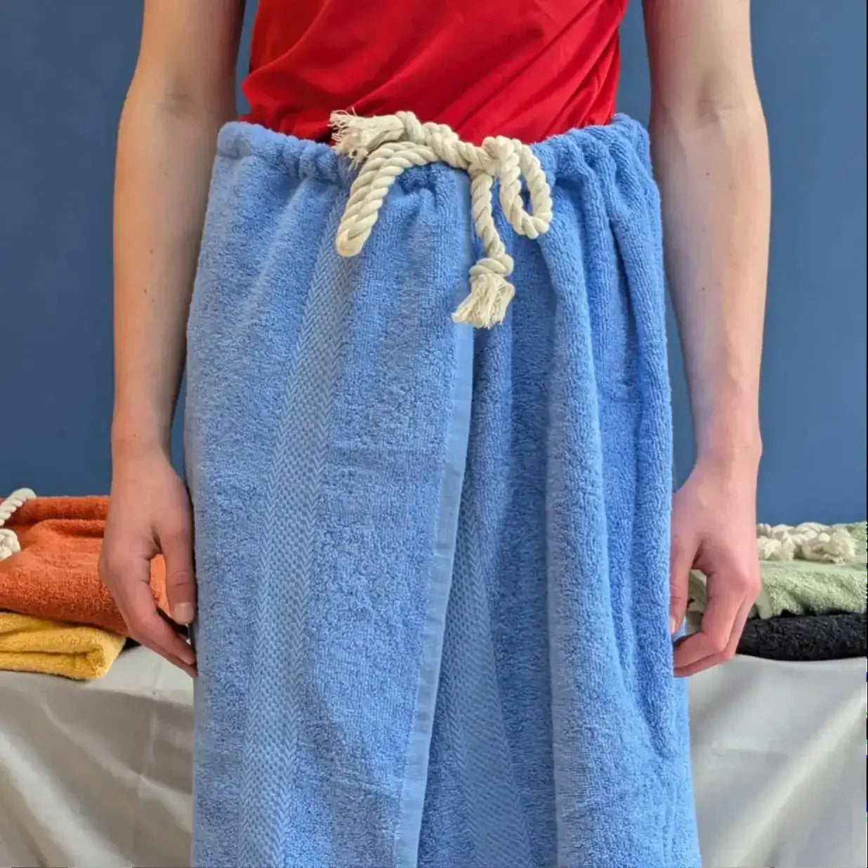 Tie Towel Blue