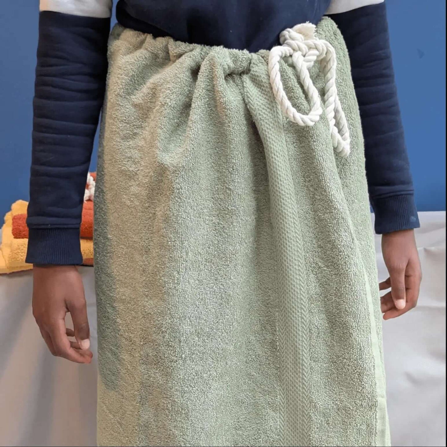Tie Towel Green