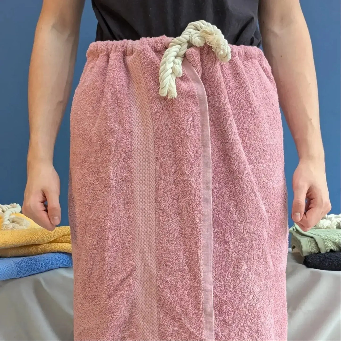 Tie Towel Pink