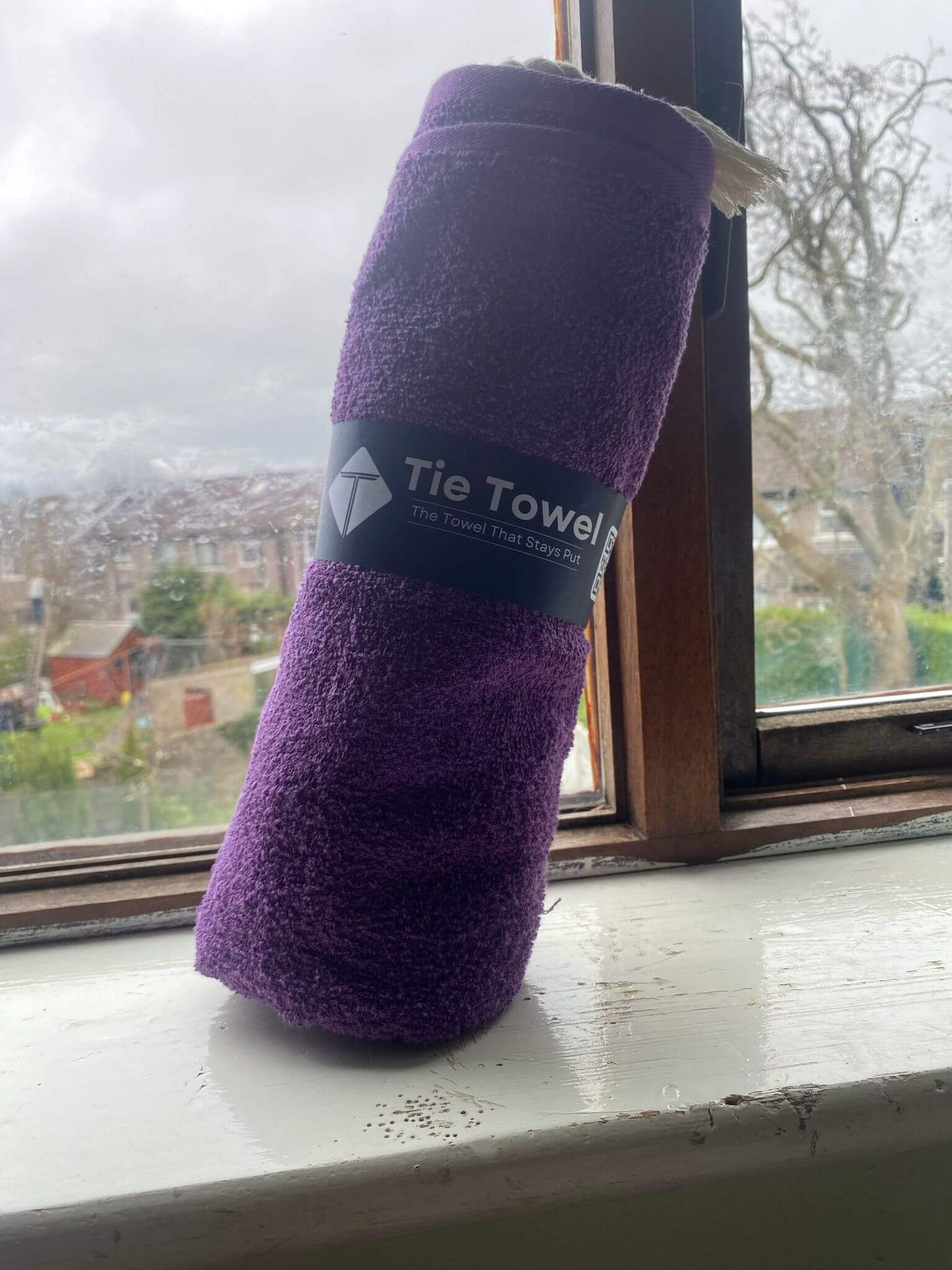 Tie Towel Purple