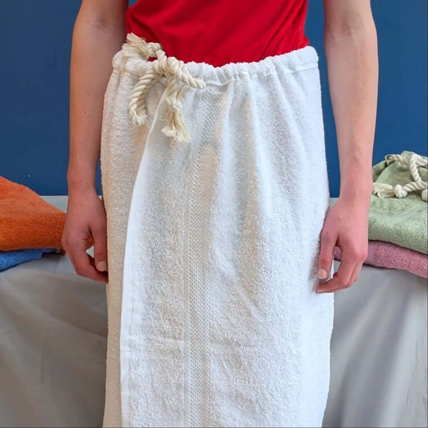 Tie Towel White
