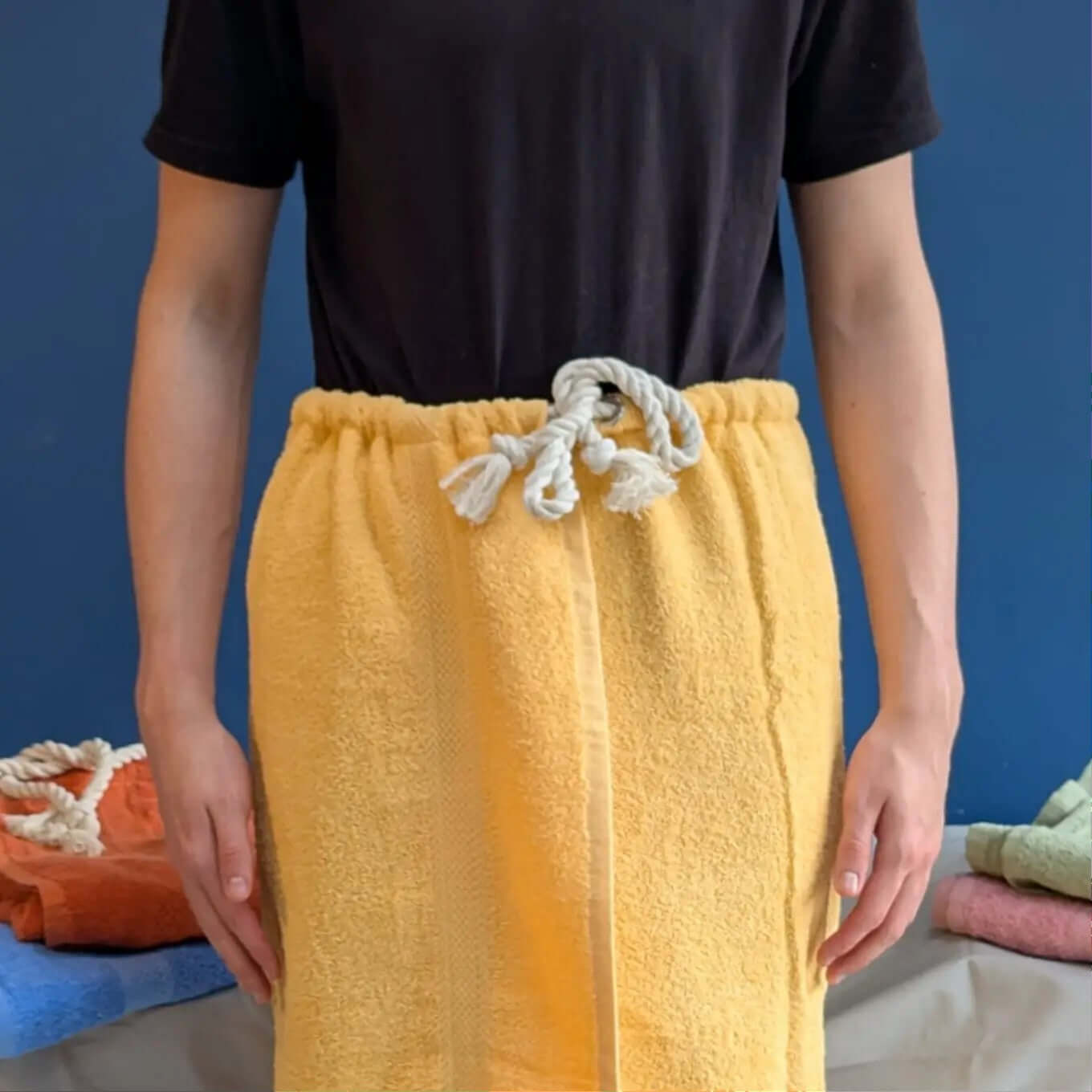 Tie Towel Yellow